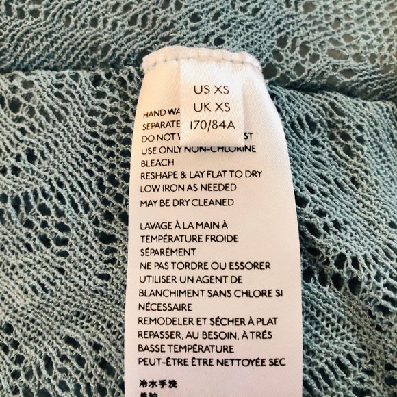 Free People Tunic Top Blue Womens XS - Picture 9 of 11